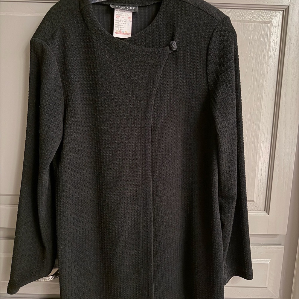 Lana Lee Elegant Black Shacket